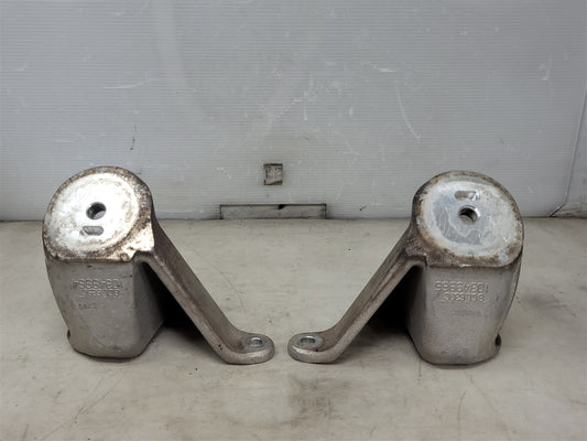 Used OEM 2005-2013 CORVETTE C6 OEM ENGINE MOUNT BRACKETS PAIR LH RH, actual item photo 1