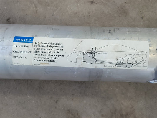 Used OEM 2006-2013 CORVETTE C6 AUTOMATIC TORQUE TUBE DRIVE SHAFT, actual item photo 2