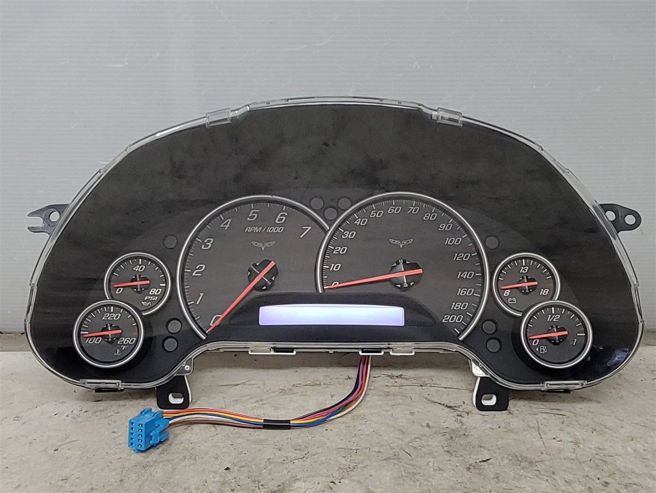 Used OEM 2009-2011 CORVETTE C6 GRAND SPORT INSTRUMENT CLUSTER, actual item photo 1