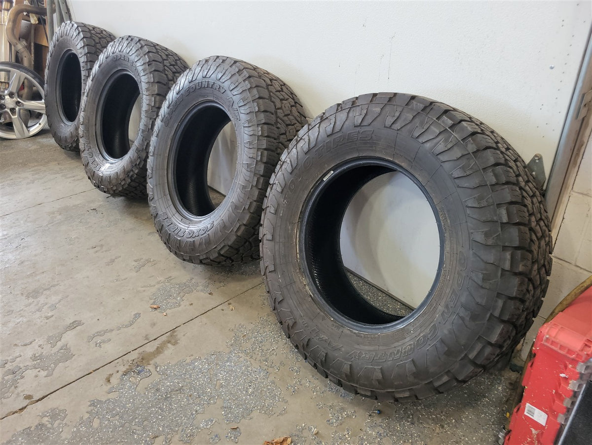 Used OEM TOYO OPEN COUNTRY A/T III 295/70R18 SET OF 4 TIRES 16/32, actual item photo 19