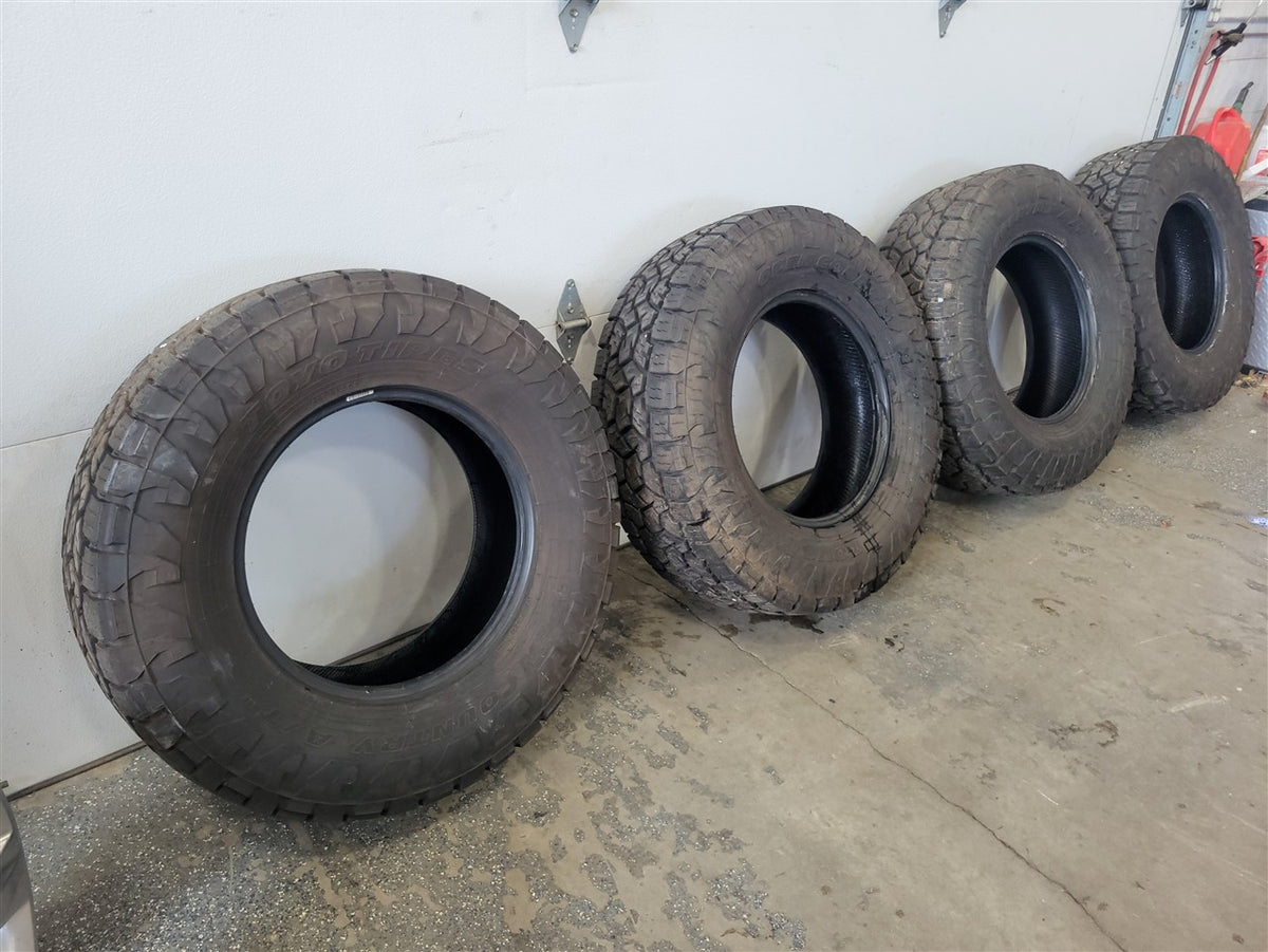 Used OEM TOYO OPEN COUNTRY A/T III 295/70R18 SET OF 4 TIRES 16/32, actual item photo 20