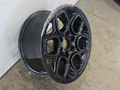 Used OEM 2022-2026 SIERRA SILVERADO 18X8 5 AEV BISON BLACK WHEEL, actual item photo 2