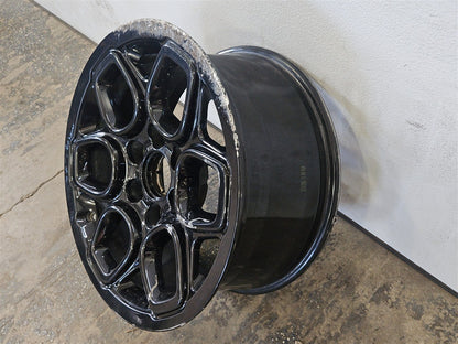 Used OEM 2022-2026 SIERRA SILVERADO 18X8 5 AEV BISON BLACK WHEEL, actual item photo 4