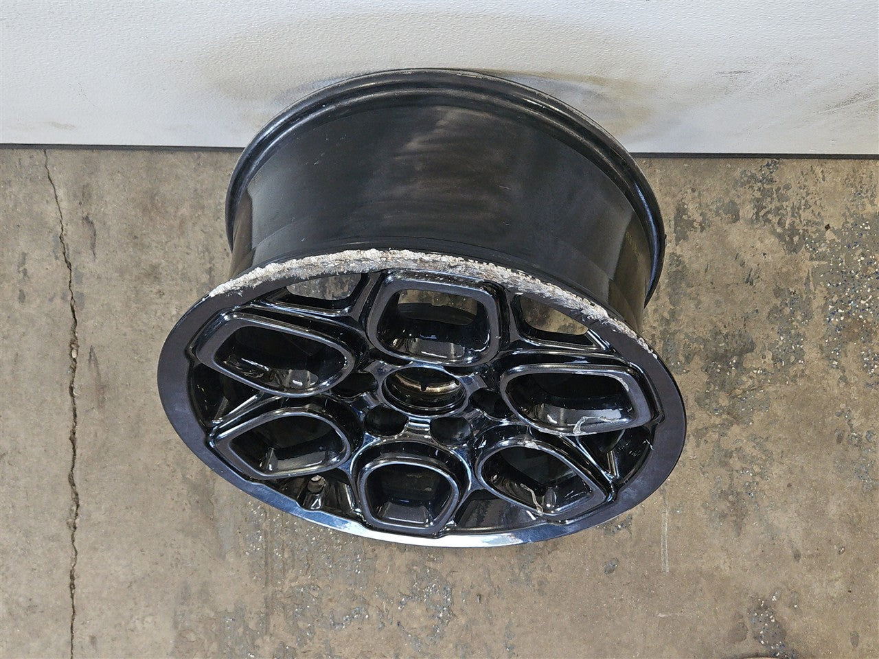 Used OEM 2022-2026 SIERRA SILVERADO 18X8 5 AEV BISON BLACK WHEEL, actual item photo 6