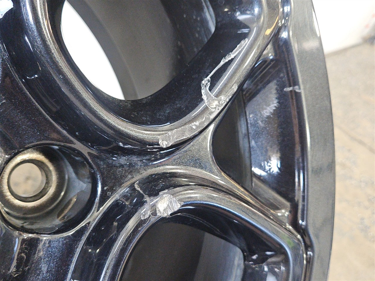 Used OEM 2022-2026 SIERRA SILVERADO 18X8 5 AEV BISON BLACK WHEEL, actual item photo 9