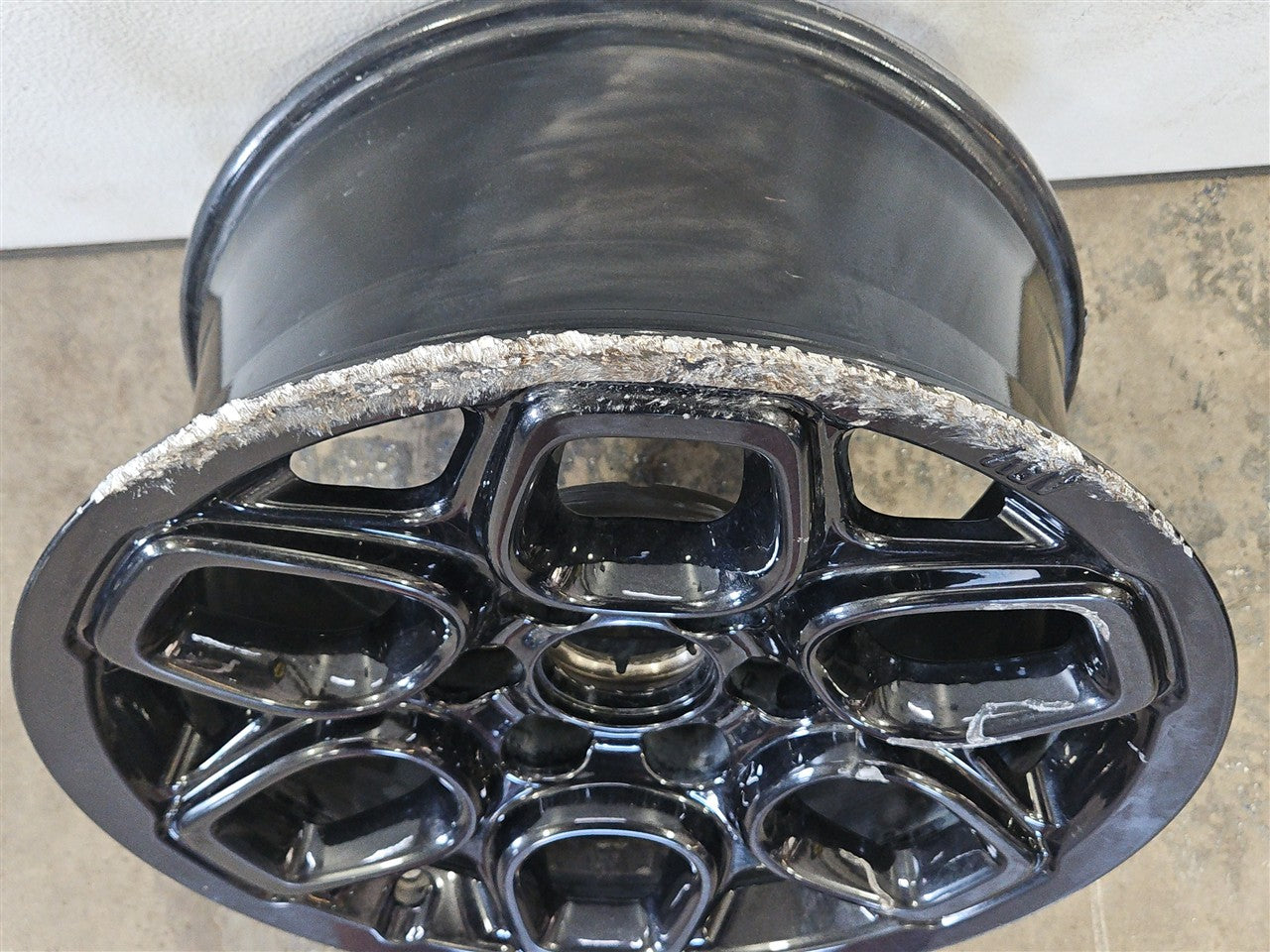 Used OEM 2022-2026 SIERRA SILVERADO 18X8 5 AEV BISON BLACK WHEEL, actual item photo 14