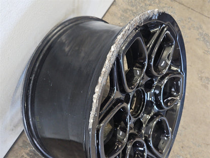 Used OEM 2022-2026 SIERRA SILVERADO 18X8 5 AEV BISON BLACK WHEEL, actual item photo 15