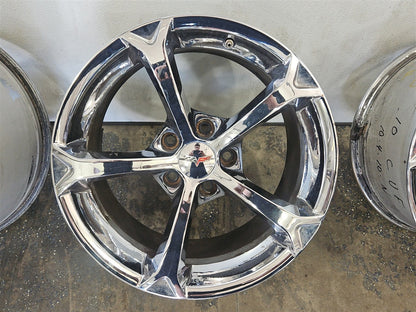 Used OEM 2010-2013 CORVETTE C6 GRAND SPORT OEM WHEELS CHROME 18X9 5, actual item photo 7