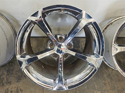 Used OEM 2010-2013 CORVETTE C6 GRAND SPORT OEM WHEELS CHROME 18X9 5, actual item photo 8