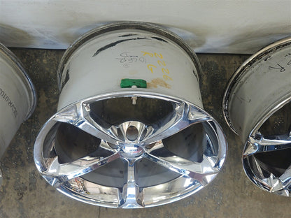 Used OEM 2010-2013 CORVETTE C6 GRAND SPORT OEM WHEELS CHROME 18X9 5, actual item photo 12