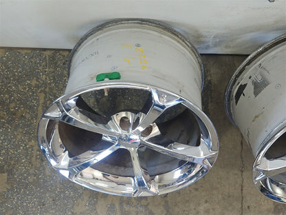 Used OEM 2010-2013 CORVETTE C6 GRAND SPORT OEM WHEELS CHROME 18X9 5, actual item photo 13