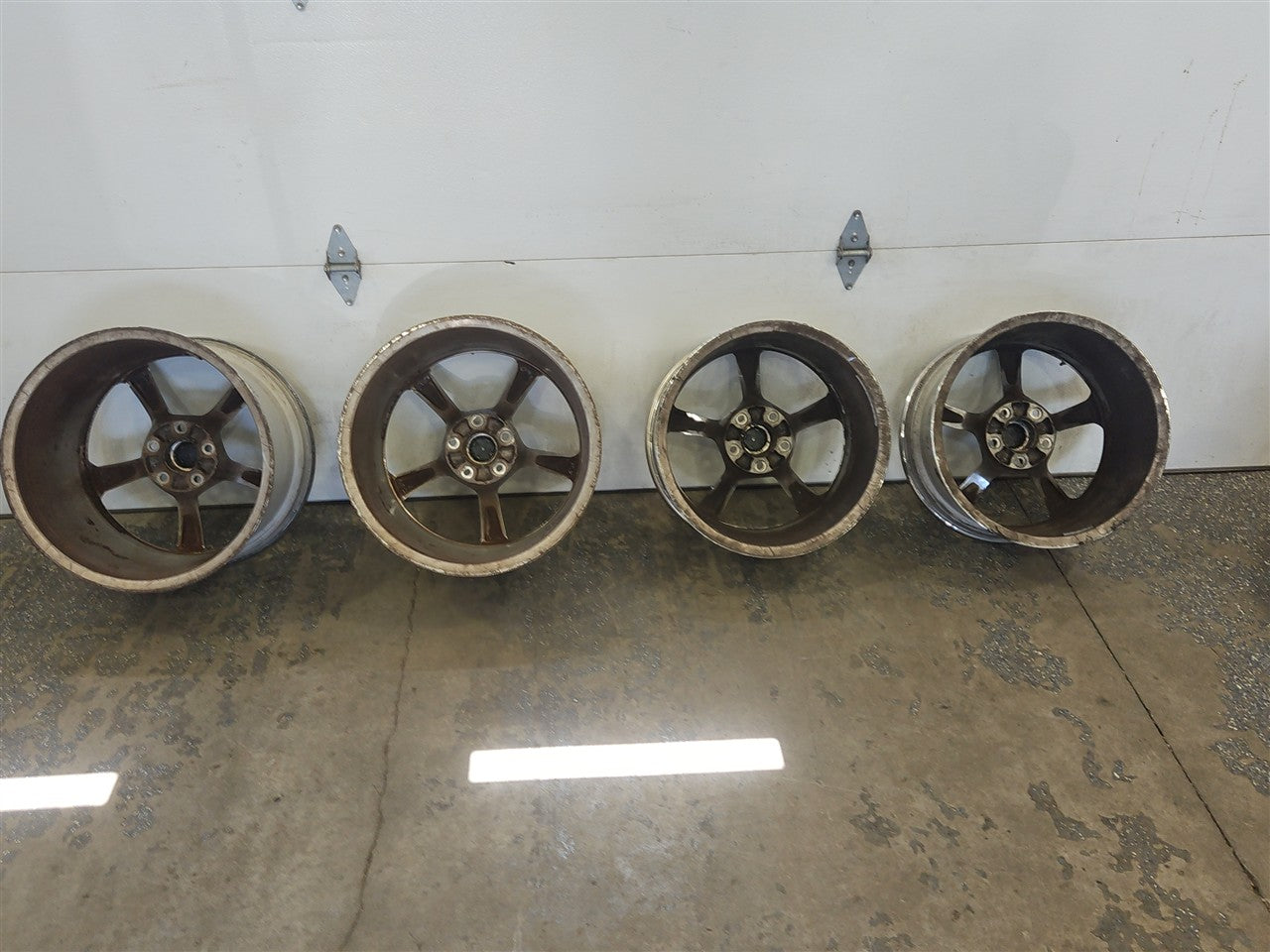 Used OEM 2010-2013 CORVETTE C6 GRAND SPORT OEM WHEELS CHROME 18X9 5, actual item photo 20