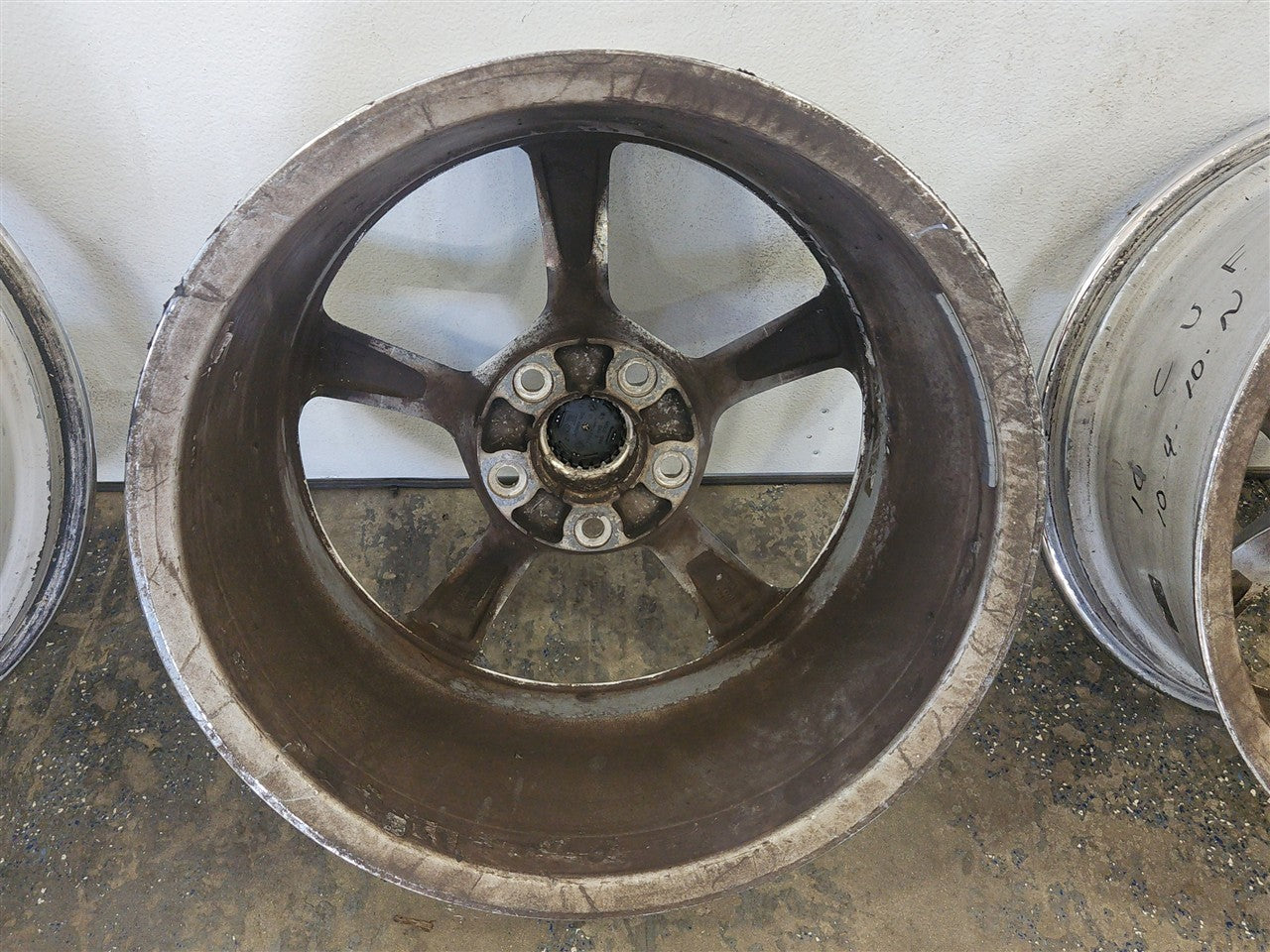 Used OEM 2010-2013 CORVETTE C6 GRAND SPORT OEM WHEELS CHROME 18X9 5, actual item photo 24
