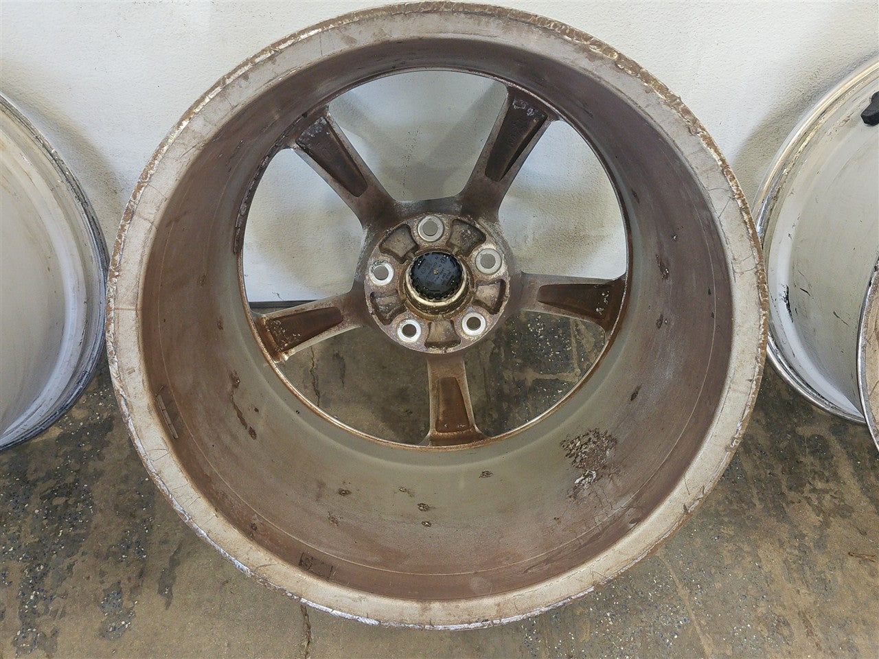 Used OEM 2010-2013 CORVETTE C6 GRAND SPORT OEM WHEELS CHROME 18X9 5, actual item photo 25