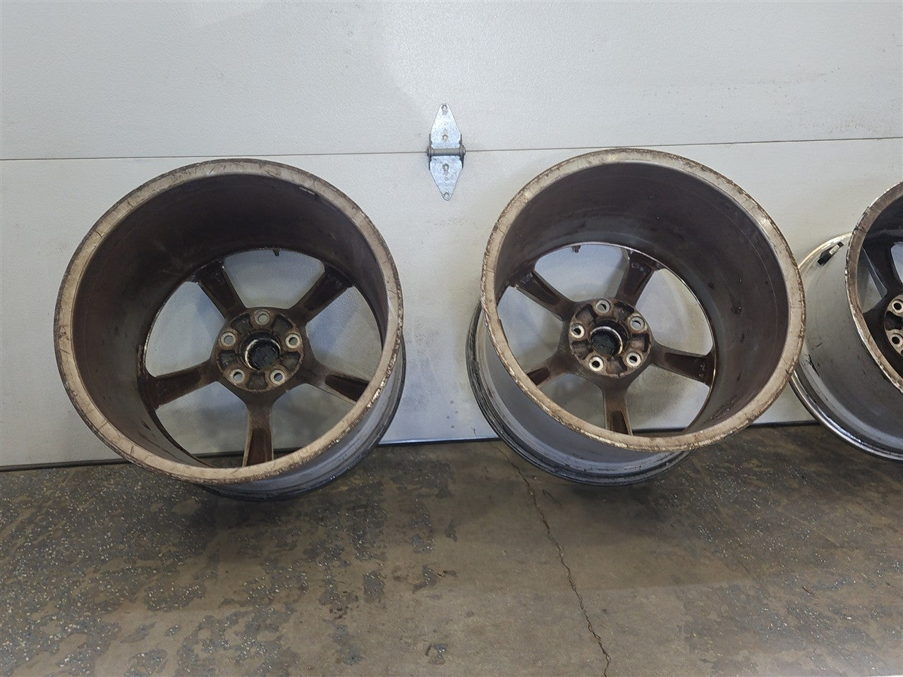 Used OEM 2010-2013 CORVETTE C6 GRAND SPORT OEM WHEELS CHROME 18X9 5, actual item photo 30