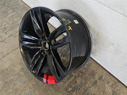 Used OEM 2016-2024 CAMARO 20 INCH REAR WHEEL 20X9 5 BLACK WITH RED, actual item photo 4
