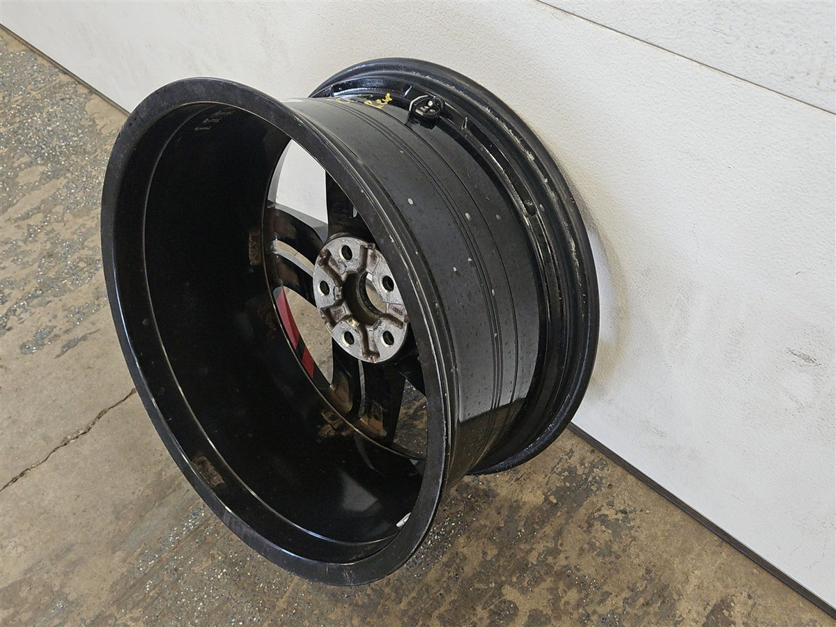 Used OEM 2016-2024 CAMARO 20 INCH REAR WHEEL 20X9 5 BLACK WITH RED, actual item photo 14