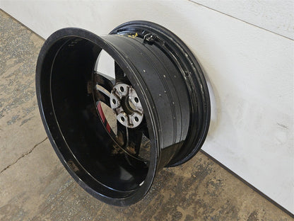 Used OEM 2016-2024 CAMARO 20 INCH REAR WHEEL 20X9 5 BLACK WITH RED, actual item photo 14