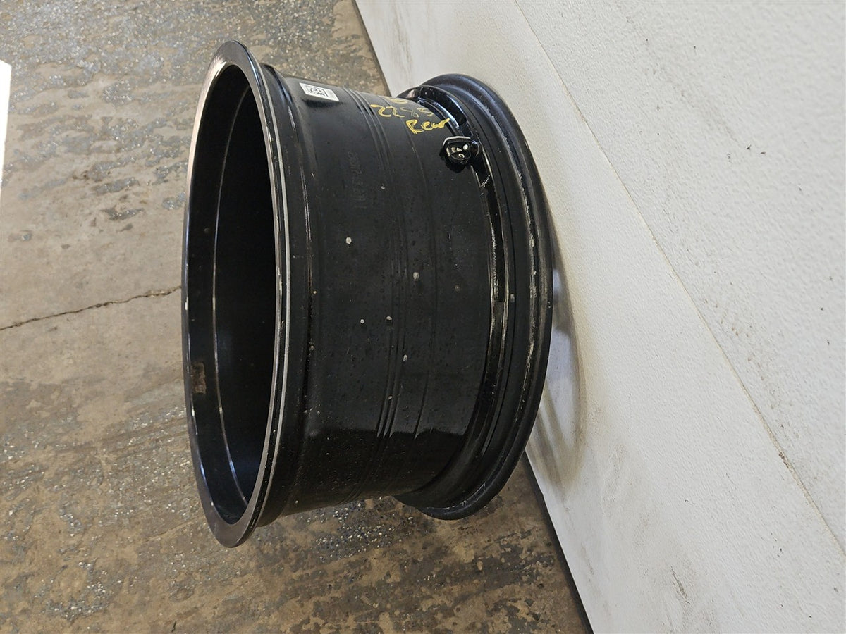 Used OEM 2016-2024 CAMARO 20 INCH REAR WHEEL 20X9 5 BLACK WITH RED, actual item photo 15
