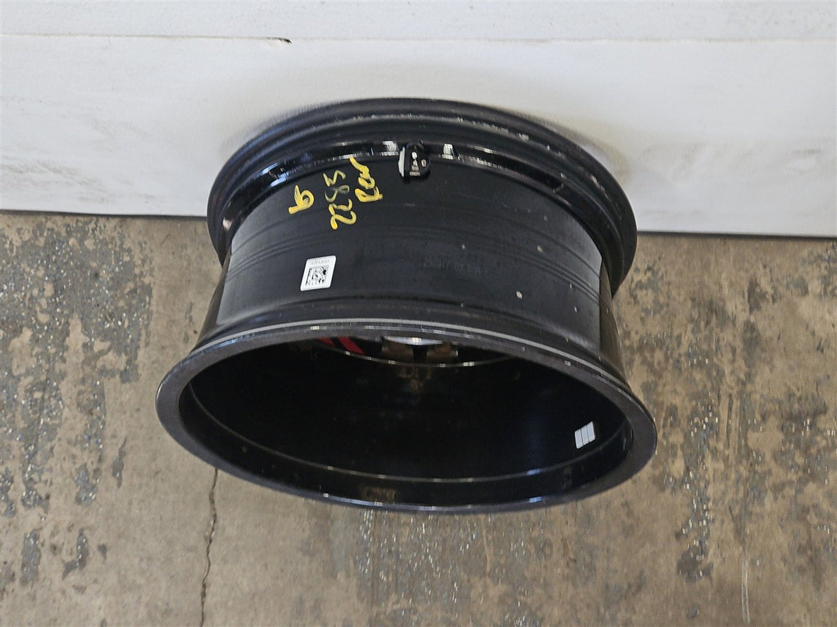 Used OEM 2016-2024 CAMARO 20 INCH REAR WHEEL 20X9 5 BLACK WITH RED, actual item photo 16