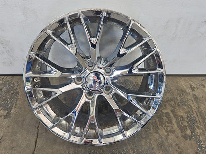 Used OEM 2005-2012 CORVETTE C6 FRONT WHEEL C7 Z06 REPLICA CHROME 18X8, actual item photo 1