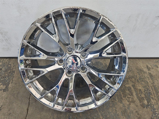 Used OEM 2005-2012 CORVETTE C6 FRONT WHEEL C7 Z06 REPLICA CHROME 18X8, actual item photo 1