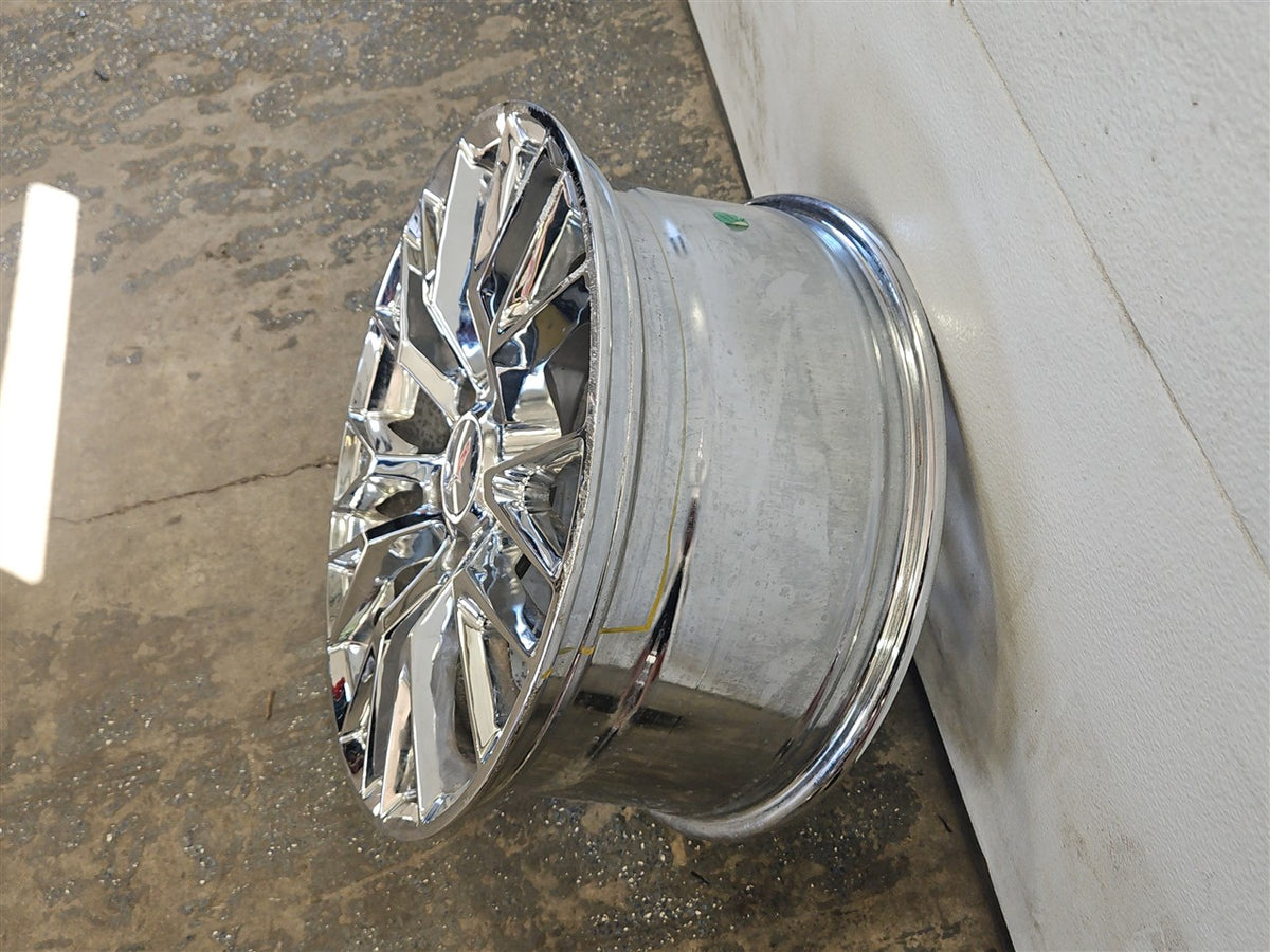 Used OEM 2005-2012 CORVETTE C6 FRONT WHEEL C7 Z06 REPLICA CHROME 18X8, actual item photo 5