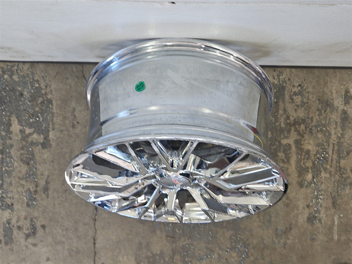 Used OEM 2005-2012 CORVETTE C6 FRONT WHEEL C7 Z06 REPLICA CHROME 18X8, actual item photo 6