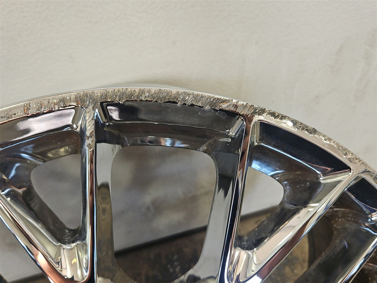Used OEM 2005-2012 CORVETTE C6 FRONT WHEEL C7 Z06 REPLICA CHROME 18X8, actual item photo 7