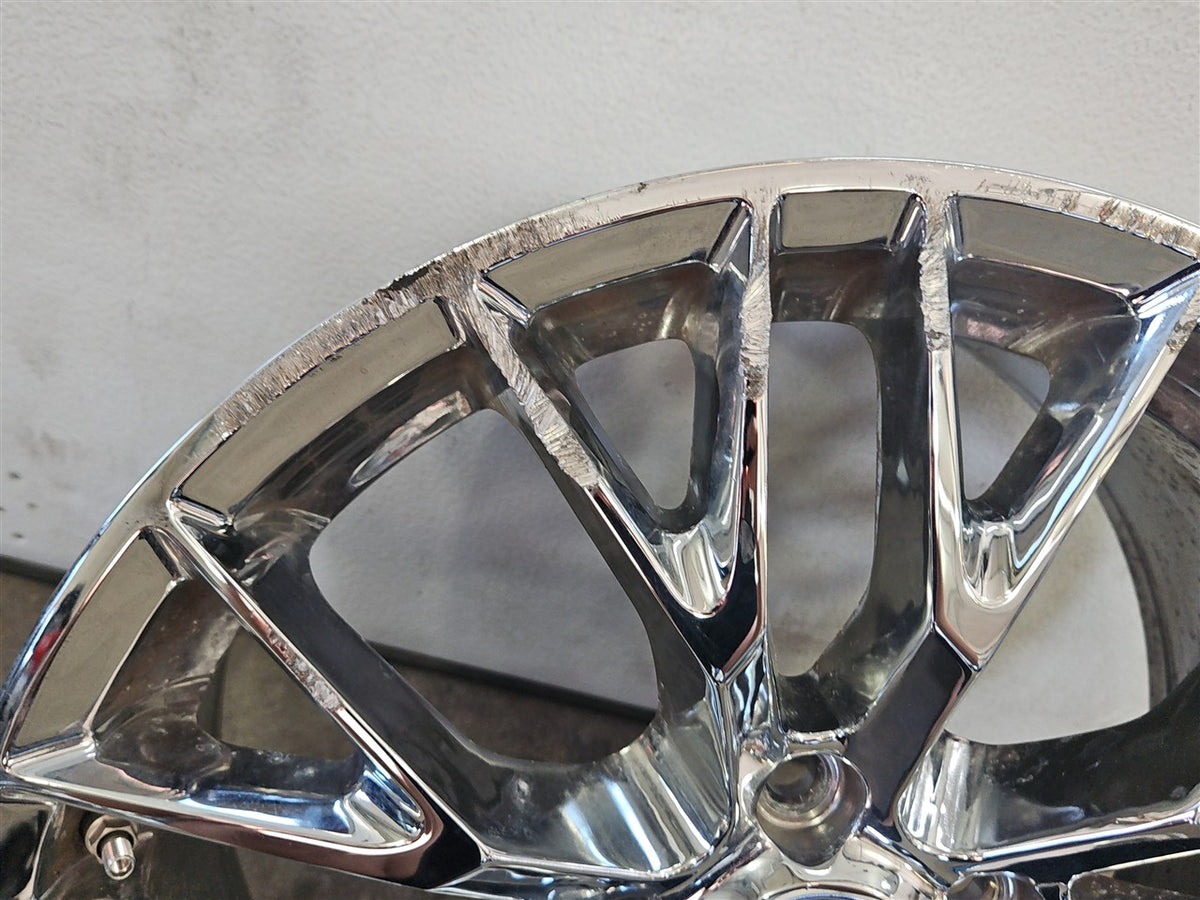 Used OEM 2005-2012 CORVETTE C6 FRONT WHEEL C7 Z06 REPLICA CHROME 18X8, actual item photo 8
