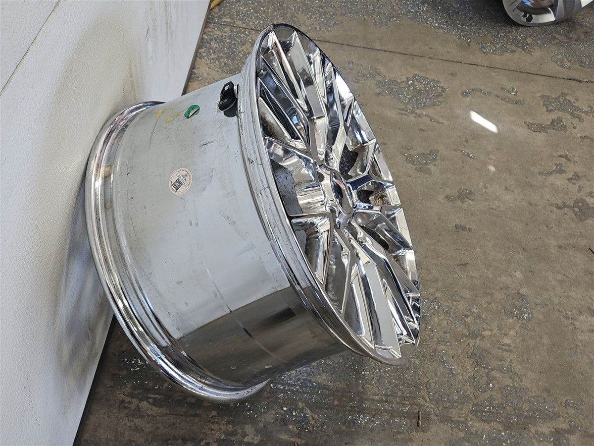 Used OEM 2005-2012 CORVETTE C6 REAR WHEEL C7 Z06 REPLICA CHROME 19X10, actual item photo 3