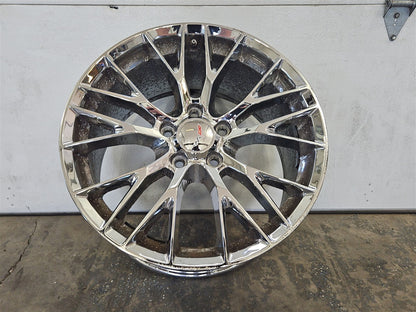Used OEM 2005-2012 CORVETTE C6 REAR WHEEL C7 Z06 REPLICA CHROME 19X10, actual item photo 7