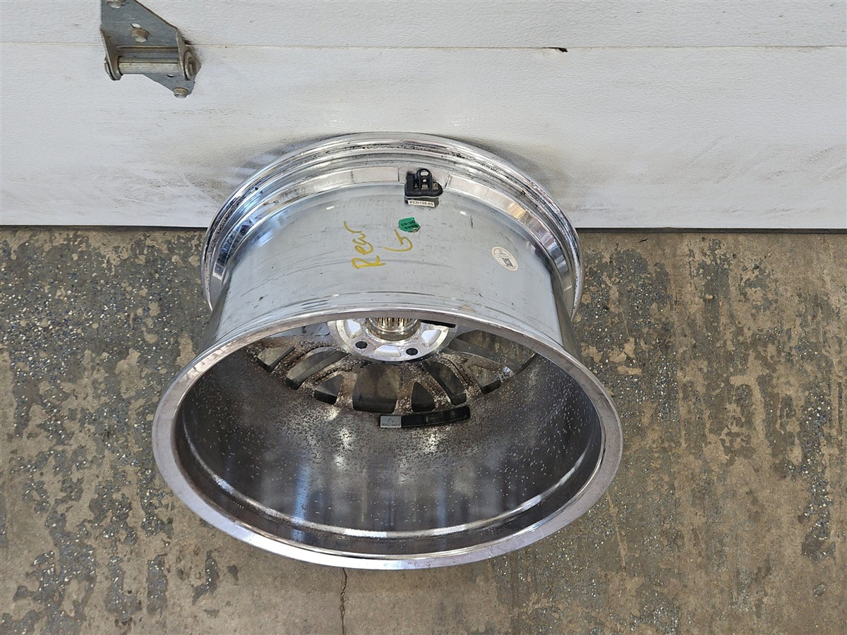 Used OEM 2005-2012 CORVETTE C6 REAR WHEEL C7 Z06 REPLICA CHROME 19X10, actual item photo 15
