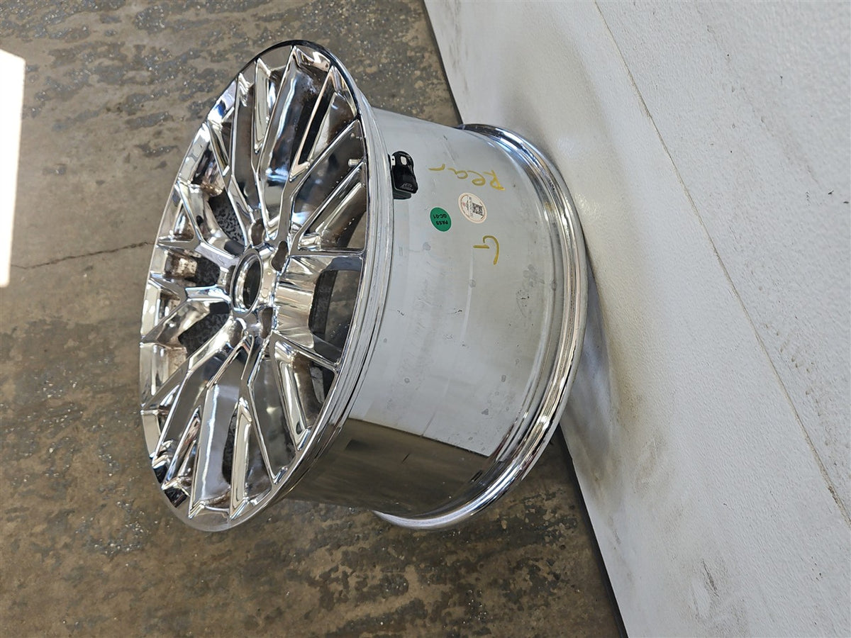 Used OEM 2005-2012 CORVETTE C6 REAR OE WHEEL C7 Z06 REPLICA CHROME, actual item photo 5