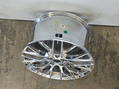 Used OEM 2005-2012 CORVETTE C6 REAR OE WHEEL C7 Z06 REPLICA CHROME, actual item photo 6