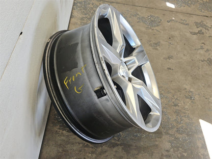 Used OEM 2016-2018 CAMARO FRONT 20X8 5 SILVER 5 SPOKE WHEEL, actual item photo 3