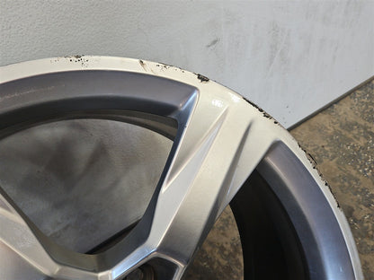 Used OEM 2016-2018 CAMARO FRONT 20X8 5 SILVER 5 SPOKE WHEEL, actual item photo 14