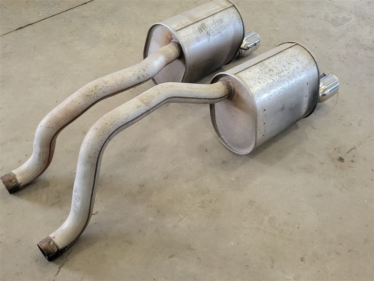 Used OEM 2005-2013 CORVETTE C6 OEM NPP BI-MODE EXHAUST MUFFLERS 2 5, actual item photo 6