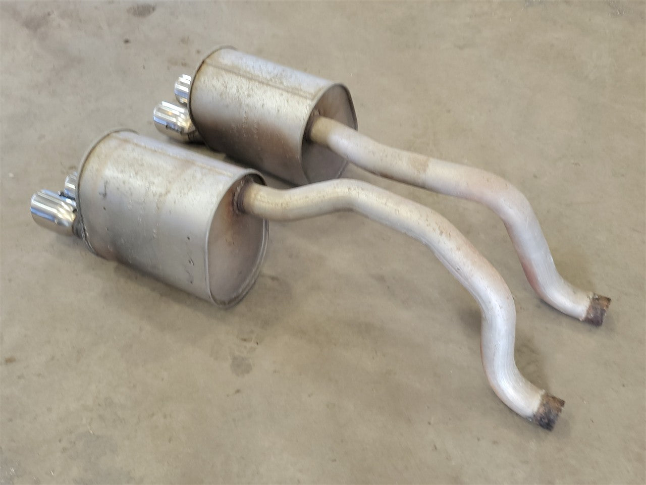 Used OEM 2005-2013 CORVETTE C6 OEM NPP BI-MODE EXHAUST MUFFLERS 2 5, actual item photo 8