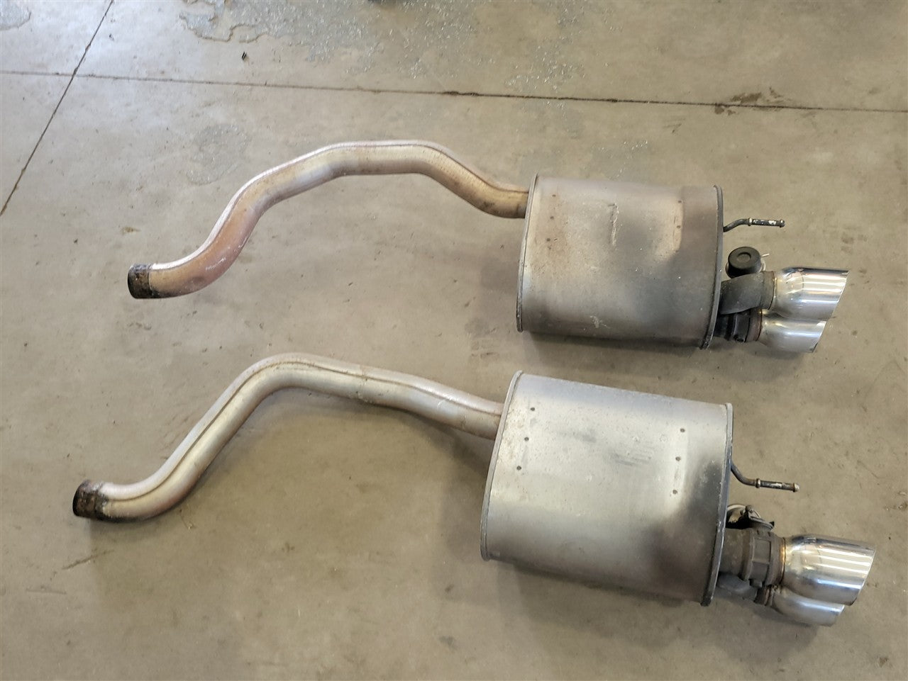 Used OEM 2005-2013 CORVETTE C6 OEM NPP BI-MODE EXHAUST MUFFLERS 2 5, actual item photo 13