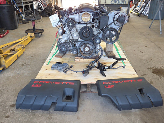 Used OEM 2008-2013 CORVETTE C6 LS3 6 2L COMPLETE ENGINE DROP OUT, actual item photo 2