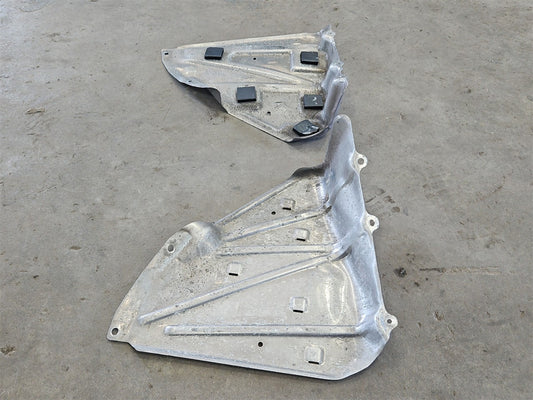 Used OEM 2003-2014 CORVETTE C5 C6 FUEL TANK HEAT SHIELDS MOUNTING, actual item photo 2