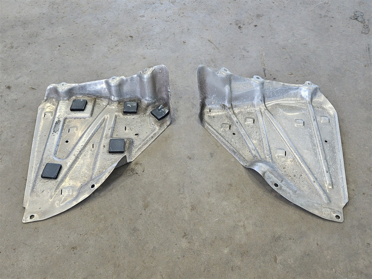 Used OEM 2003-2014 CORVETTE C5 C6 FUEL TANK HEAT SHIELDS MOUNTING, actual item photo 3