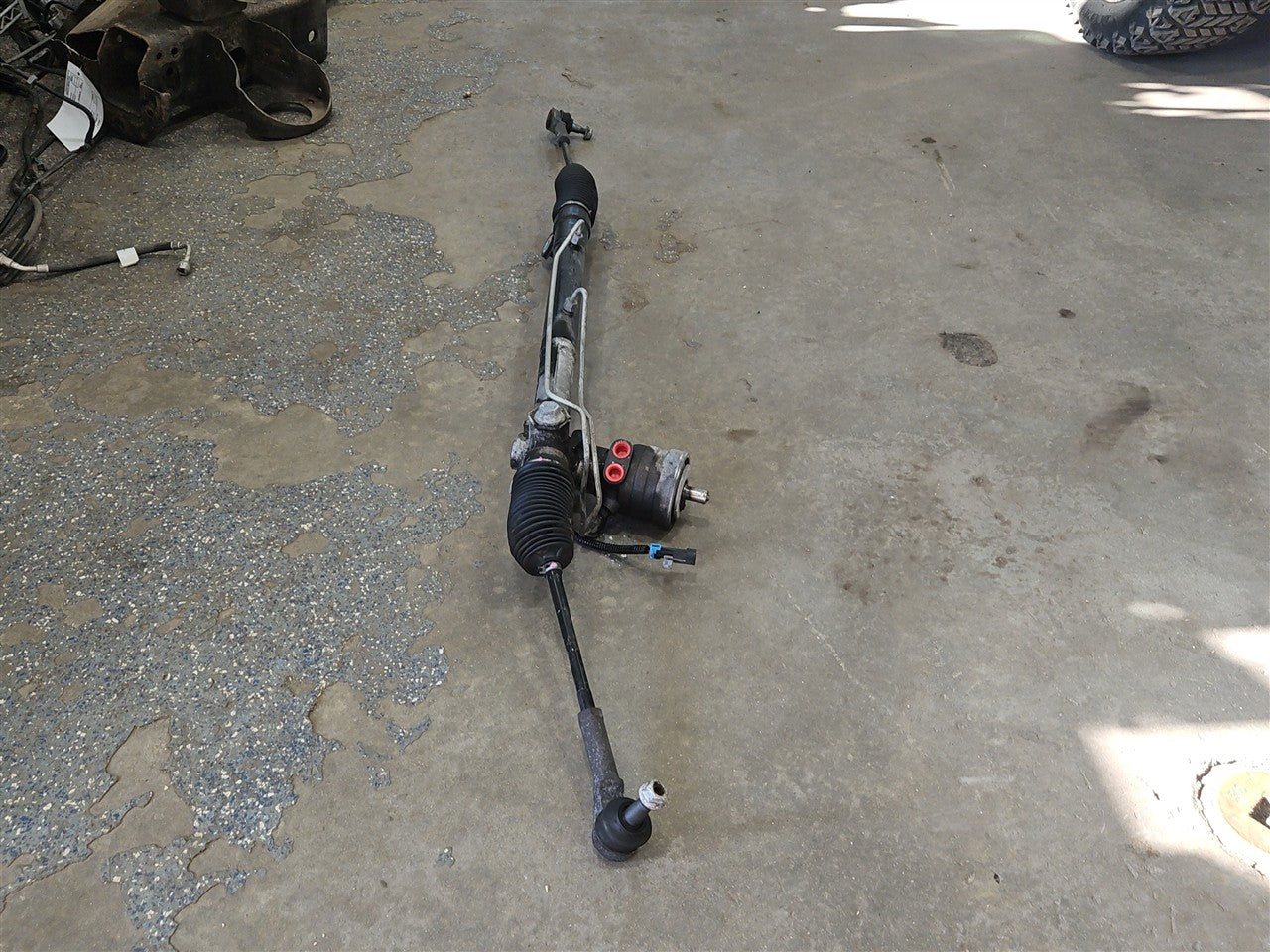 Used OEM 2009-2013 CORVETTE C6 OEM STEERING GEAR RACK PINION 69K, actual item photo 1