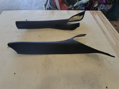 Used OEM 2005-2013 CORVETTE C6 INTERIOR A-PILLAR TRIM PAIR BLACK, actual item photo 3