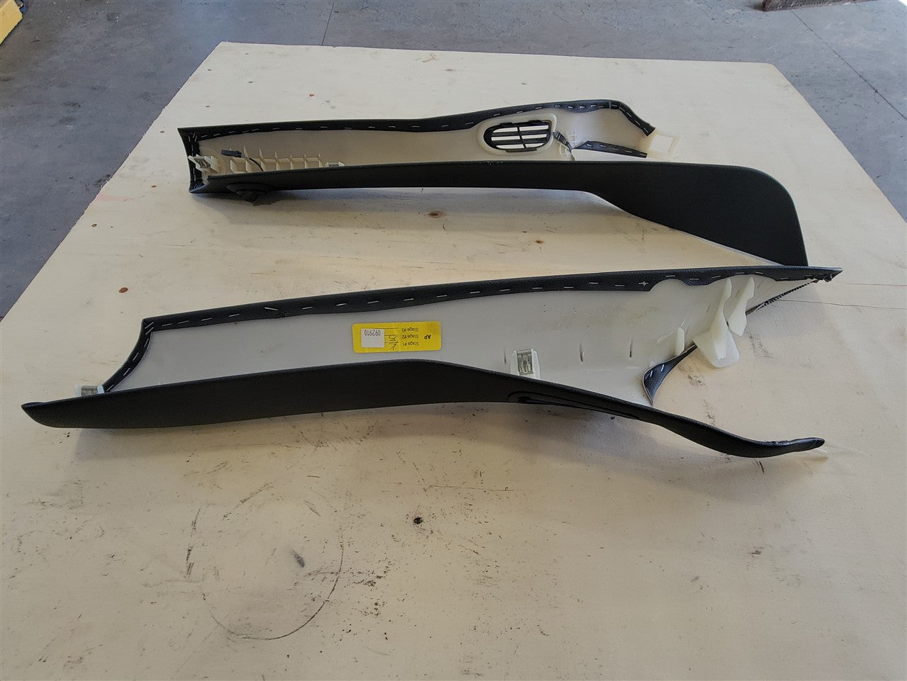 Used OEM 2005-2013 CORVETTE C6 INTERIOR A-PILLAR TRIM PAIR BLACK, actual item photo 10