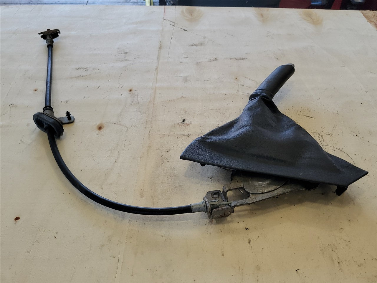 Used OEM 2005-2013 CORVETTE C6 PARKING BRAKE HANDLE BLACK, actual item photo 2