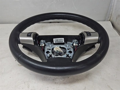 Used OEM 2011 CORVETTE LEATHER STEERING WHEEL SHIFT PADDLES RADIO, actual item photo 2