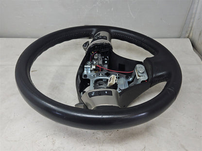Used OEM 2011 CORVETTE LEATHER STEERING WHEEL SHIFT PADDLES RADIO, actual item photo 3