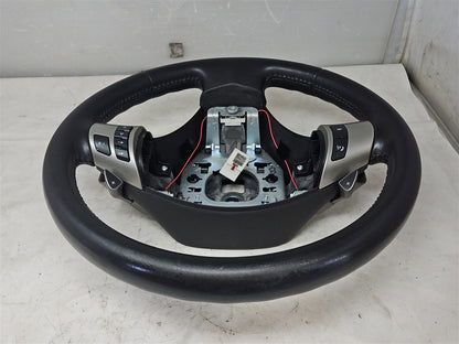 Used OEM 2011 CORVETTE LEATHER STEERING WHEEL SHIFT PADDLES RADIO, actual item photo 4